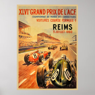Affiche Grand Prix Reims de l’ACF