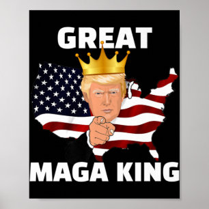 Affiche Grand roi MAGA