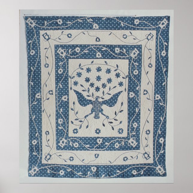 Affiche Grand Sceau de la courtepointe des États-Unis (Devant)