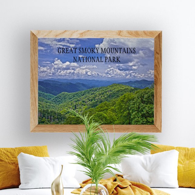 Affiche Grand Smoky Mountains Newfound Gap Photo (Créateur téléchargé)