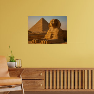 Affiche Grand Sphinx & Pyramides Wall Art