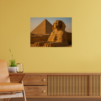 Affiche Grand Sphinx & Pyramides Wall Art