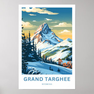 Affiche Grand Targhee Wyoming