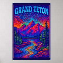 Grand Teton psychédélique