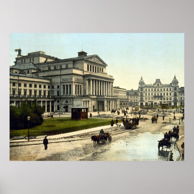 Affiche Grand théâtre, Varsovie (Devant)