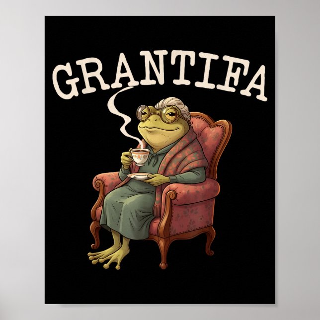 Affiche Grand Tifa Frog Funny Graphic Men Women  (Devant)