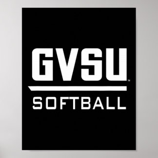 Affiche Grand Valley State University Gvsu Softll Apparel 
