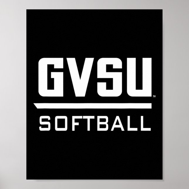 Affiche Grand Valley State University Gvsu Softll Apparel  (Devant)