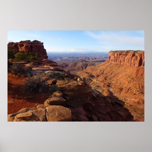 Affiche Grand View Point dans le parc national de Canyonla (Devant)