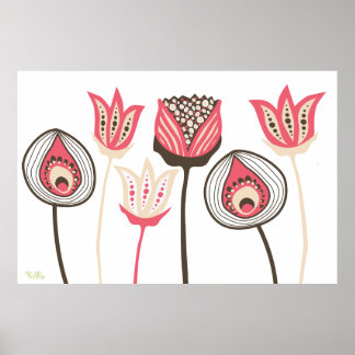 Affiche Grand Vintage Funky Designer Art