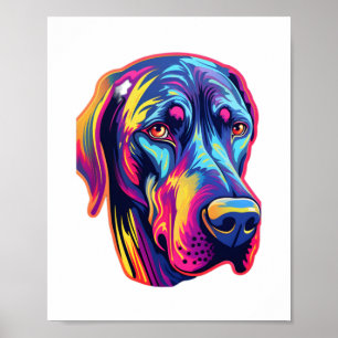 Affiche Grande conception Dane Neon