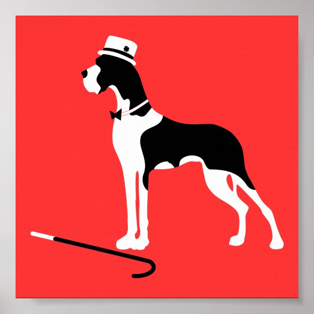 Affiche Grande Dane (Devant)