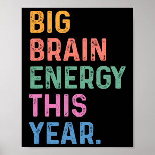 Affiche Grande énergie cérébrale cette année drôle de reto