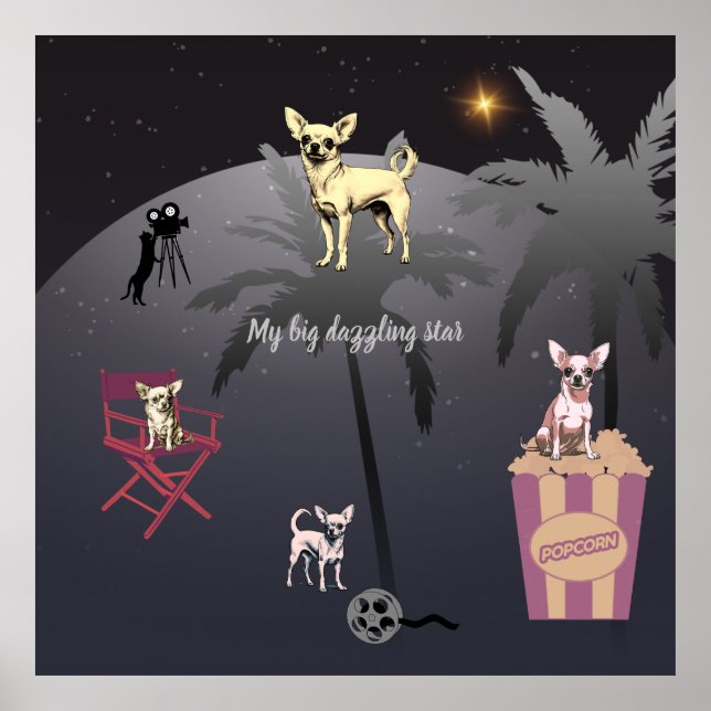 Affiche Grande étoile éblouissante (Devant)