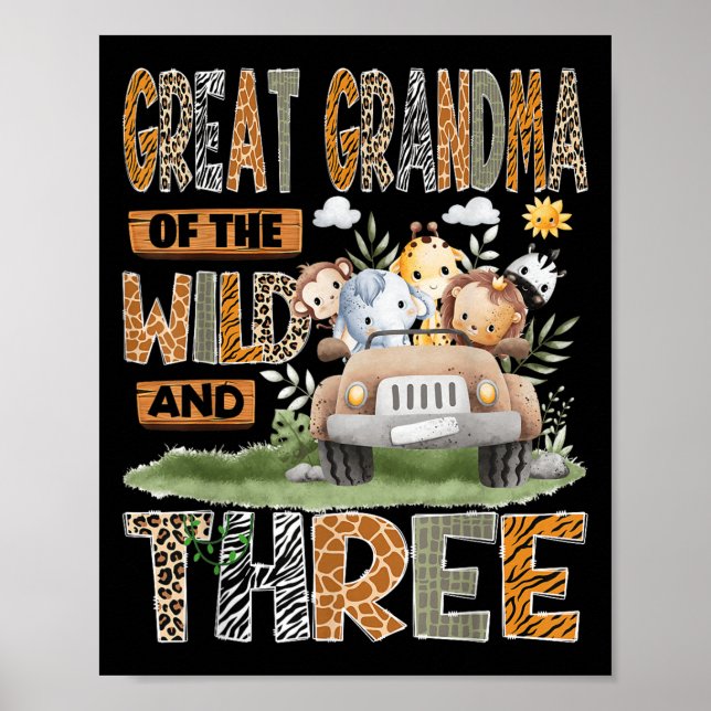 Affiche Grande grand-mère du Far&amp; Trois 3ème anniversa (Devant)