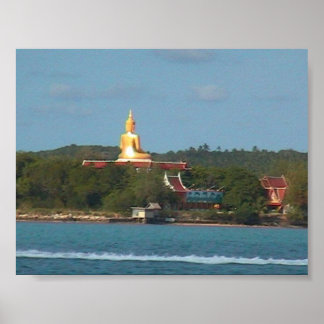 Affiche Grande île de Bouddha, Thaïlande
