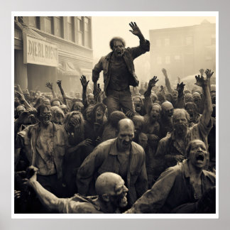 Affiche Grande Insurrection de Zombies (L'ère de la Dépres