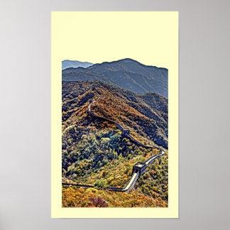 Affiche Grande Muraille de Chine