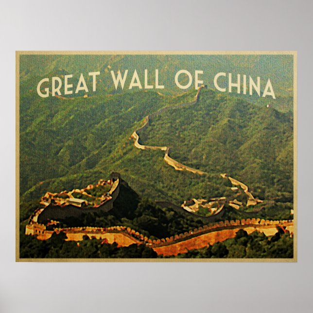 Affiche Grande Muraille De Chine (Devant)