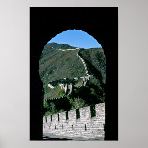 Affiche Grande Muraille de Chine célèbre - Pékin, Asie
