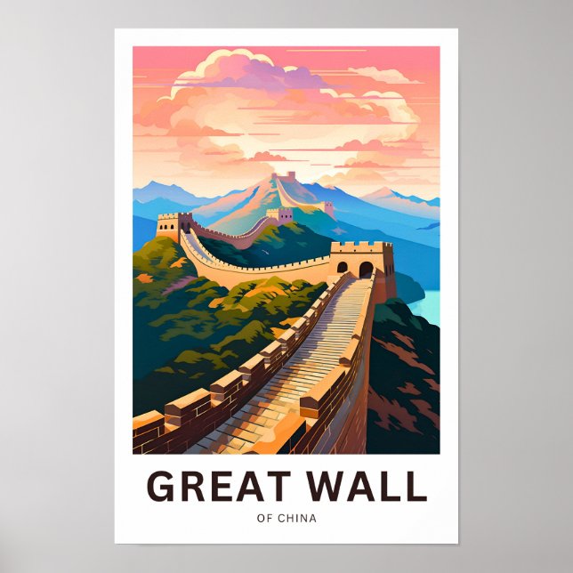 Affiche Grande Muraille de Chine Imprimer (Devant)