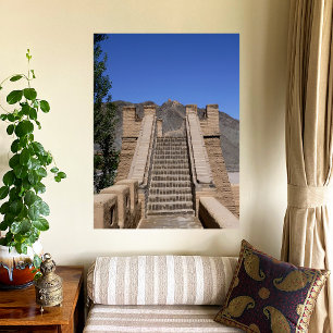 Affiche Grande Muraille - Extrémité ouest - Escalier