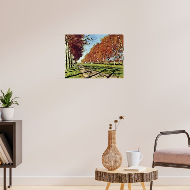 Affiche Grande Route, Jour ensoleillé d'automne (Salon 3)