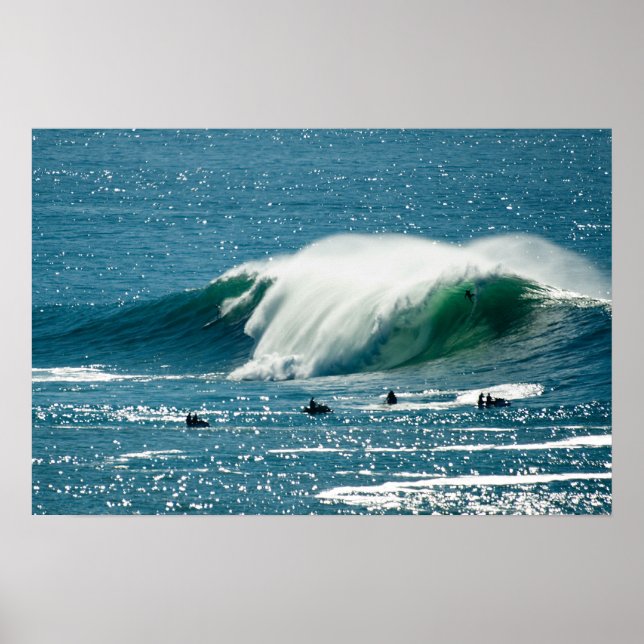 Affiche Grande vague sur les Mavricks (Devant)