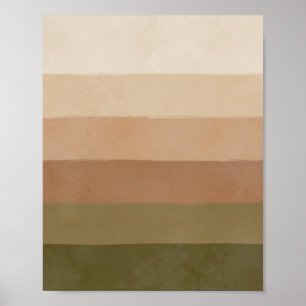 Affiche Grandes Horizons Terre - Art Mur Minimaliste