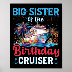 Affiche Grandes Soeurs De L'Anniversaire Cruiser Funny Cru