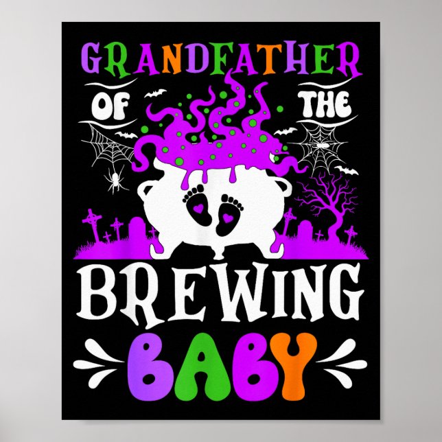 Affiche Grandfather Of The Brewing Baby Grandpa To Be Hall (Devant)