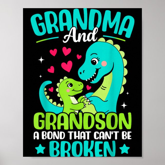 Affiche Grandma And Grandson A Bond That Can't Be Broken D (Devant)