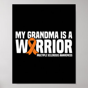 Affiche Grandma Est Un Guerrier Ms Multiple Sclerosis