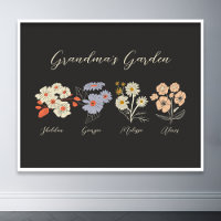 Grandma Flower Garden Custom 4 Nom Vintage Floral