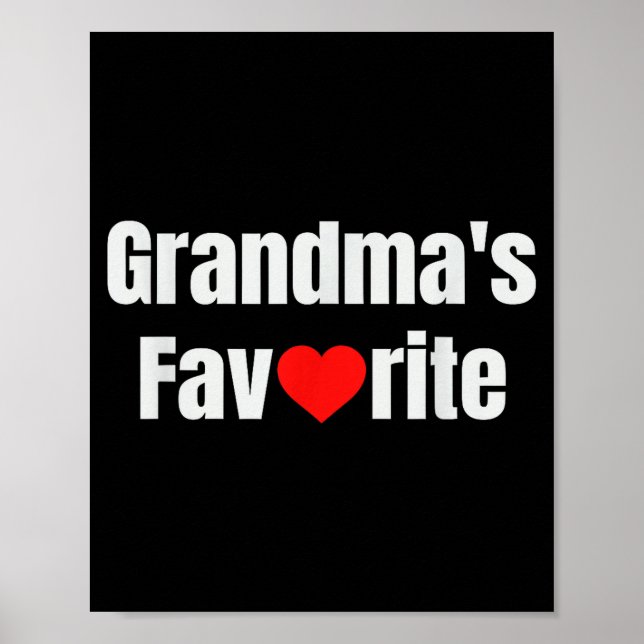Affiche Grandma's Favorite  (Devant)