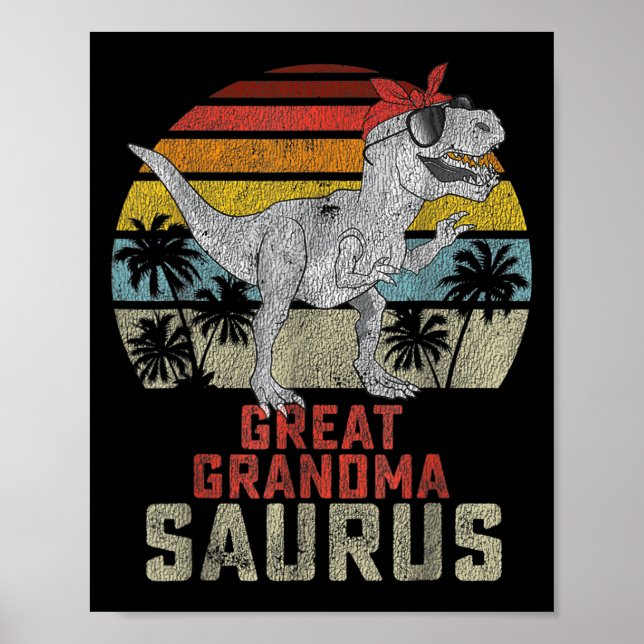 Affiche Grandmasaurus T Rex Dinosaur Grand Grand Saurus (Devant)