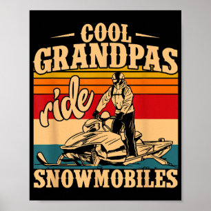 Affiche Grandpas cool randonnée Motoneige Motoneige Motone