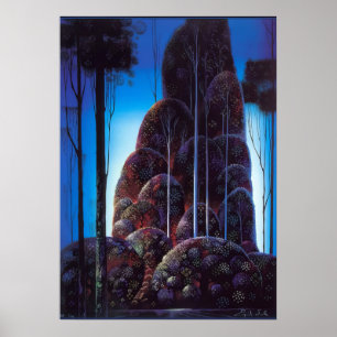 Affiche Grands Arbres - 1987; États-Unis Eyvind Earle
