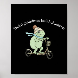 Affiche Grands-mères bizarres construisent un personnage d