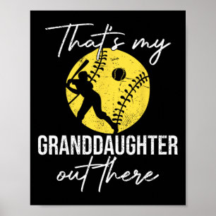 Affiche Grands-parents C'est ma petite-fille là-bas Douce
