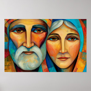 Affiche Grands-parents fidèles de Jésus
