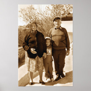 Affiche Grands-parents fiers