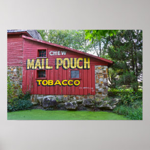 Affiche Grange à tabac Mail Pouch, Red Oak II, Missouri