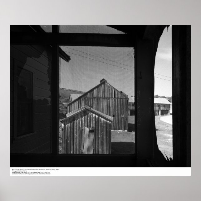 Affiche Grange à travers l'écran de Old Cookhouse, 1962 (Devant)