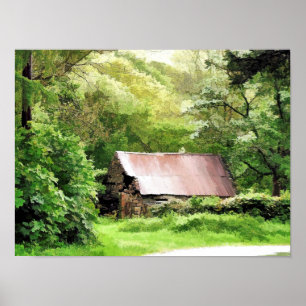 AFFICHE GRANGE ANCIENNE