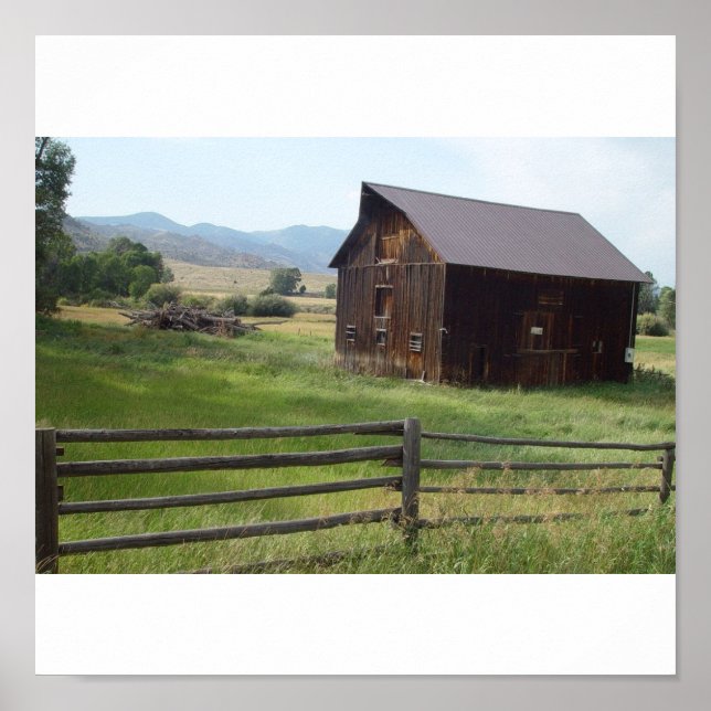 Affiche Granges pittoresques (Devant)