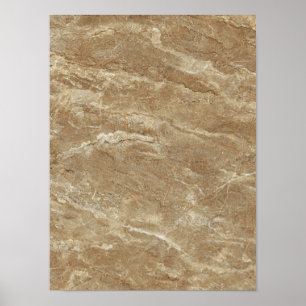 Affiche Granite marron