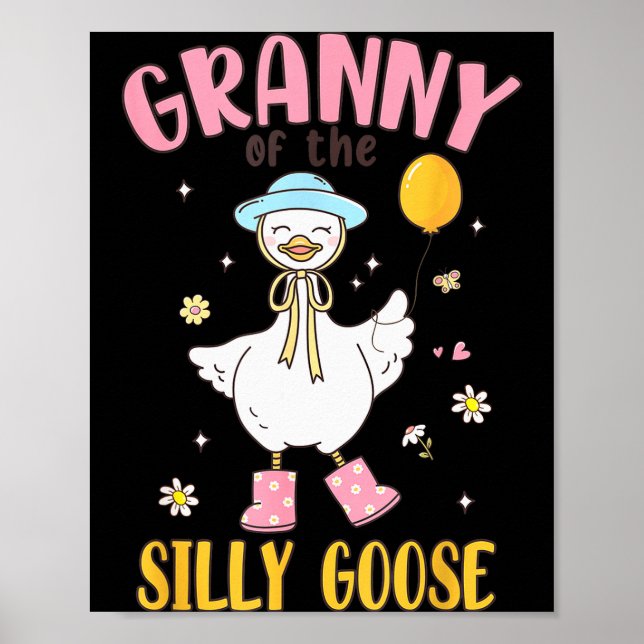 Affiche Granny Of The Silly Goose First Birthday Family Ma (Devant)