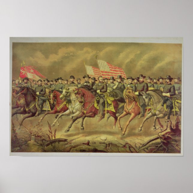 Affiche Grant et ses officiers (Devant)