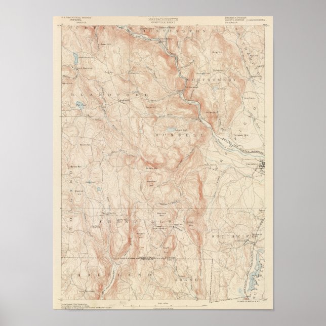 Affiche Granville, Massachusetts (Devant)